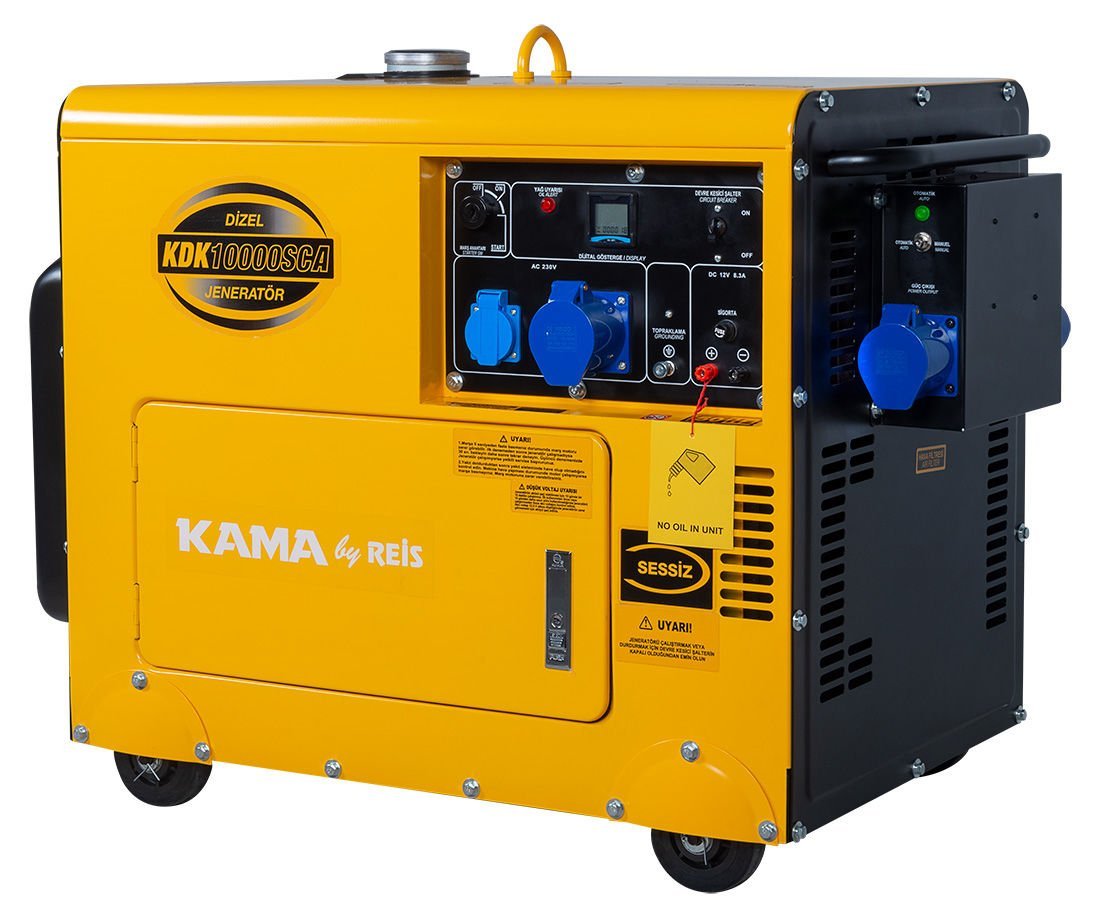 KAMA KDK10000SCA OTOMATİK DİZEL JENERATÖR 7.5 kW/9.4 kVA