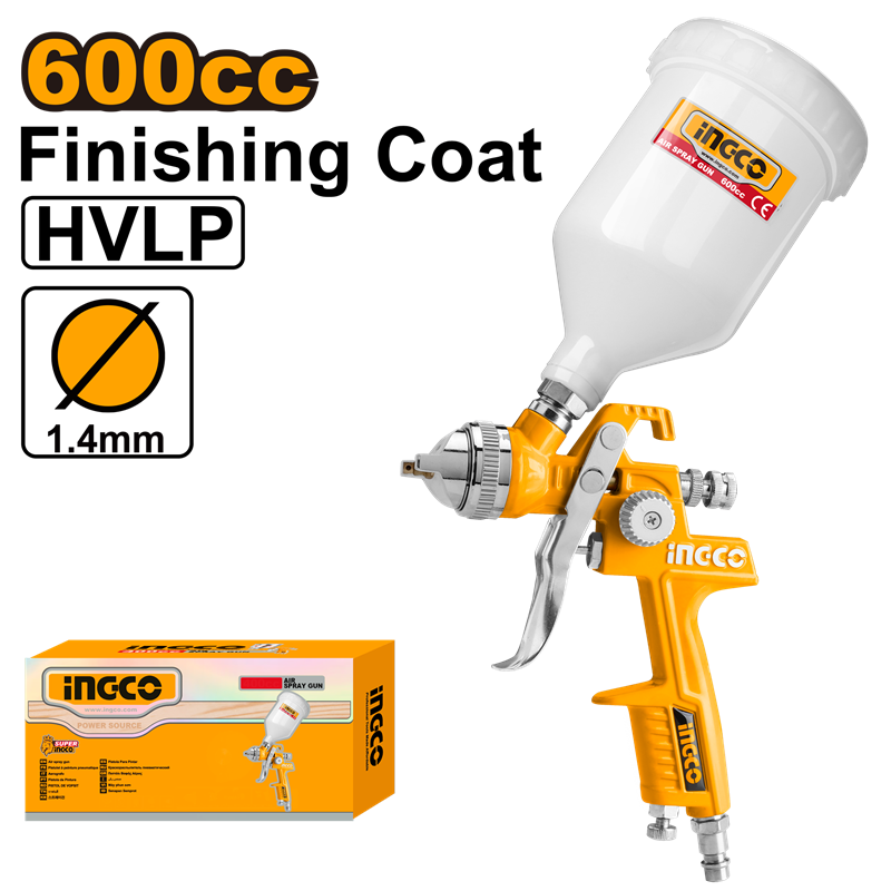 Boya Tabancası HVLP 600CC Üstten Depo