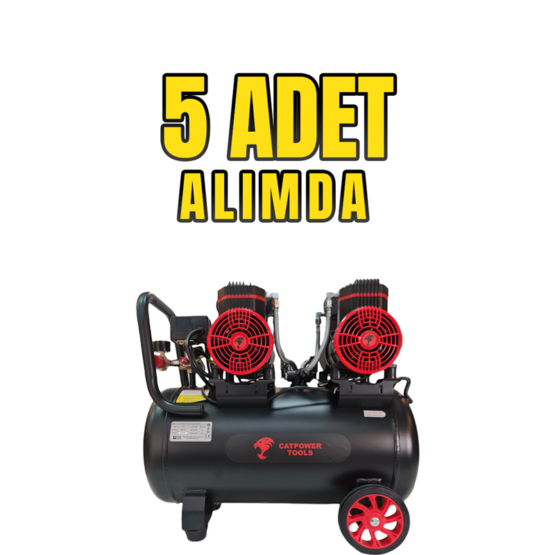 CATPOWER-1153-SESSİZ VE YAĞSIZ KOMPRESÖR 4HP 50LT
