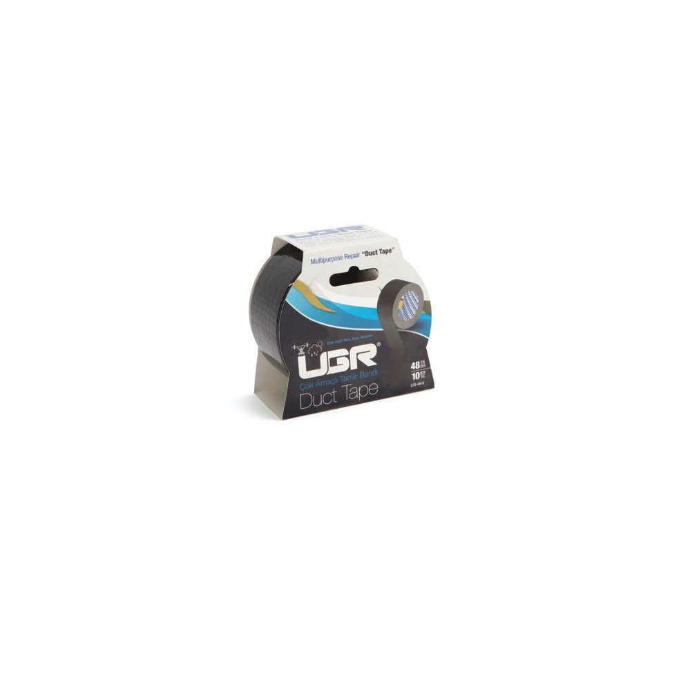 Ugr Çok Amaçlı Tamir Bandı (DUCT TAPE) SİYAH 48MMX10M ( 6 lı )