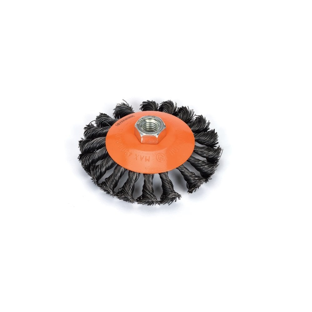 UGR Konik Vidalı Burma Telli Fırçalar 100 mm