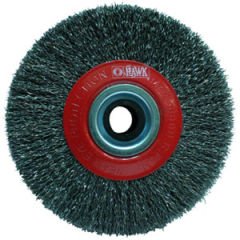 GRİ TELLİ DAİRE FIRÇA 100x20 mm