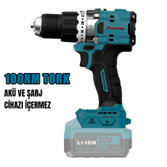 CATPOWER 4211 KÖMÜRSÜZ AKÜLÜ DARBELİ VİDALAMA  100NM 13 MM 20V Lİ-İON