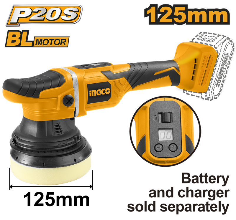 Akülü Polisaj 125mm 20V 2.0 Ah