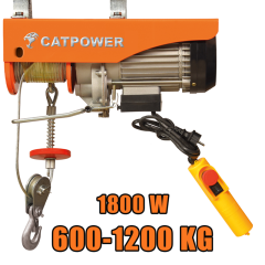 ELEKTRİKLİ VİNÇ 600-1200 KG 1900W