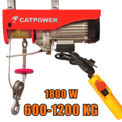 ELEKTRİKLİ VİNÇ 600-1200 KG 1800W