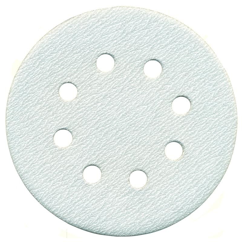 ALÜMİNYUM OKSİT CIRTLI 8 DELİKLİ DİSK ZIMPARA 125 mm 100 KUM