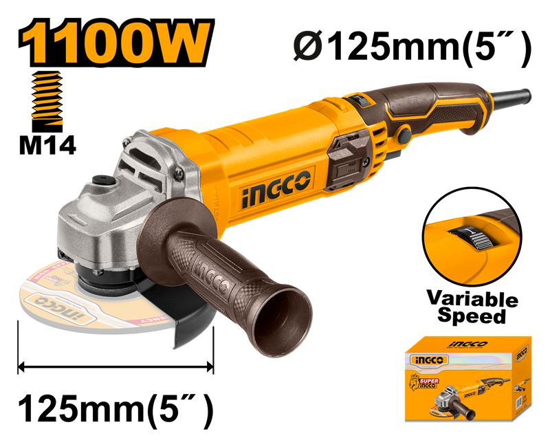Avuç Taşlama 125 MM 1100 Watt