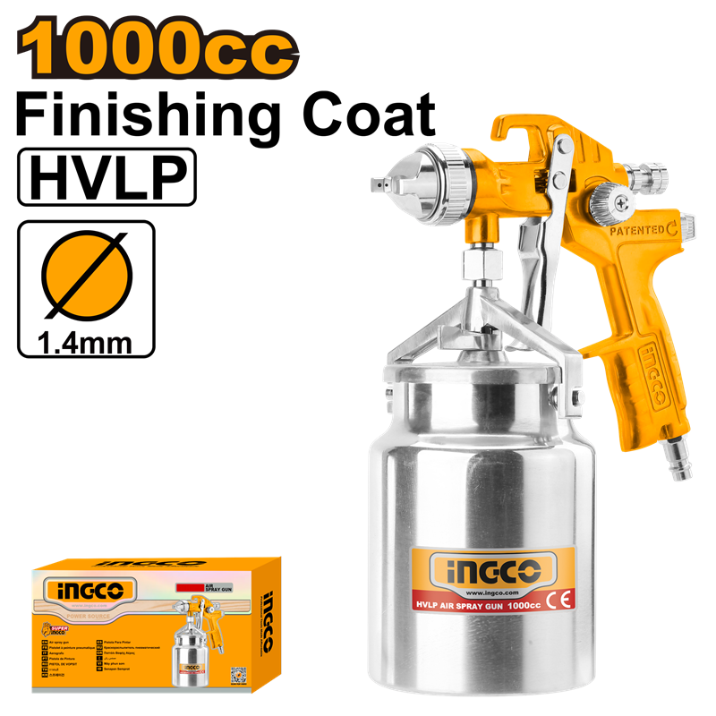 Boya Tabancası HVLP 1000CC Alttan Depo