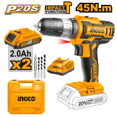 Li-ion Akülü Darbeli Matkap 10 MM 20V 2.0Ah