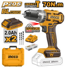 Kömürsüz Li-ion Akülü Matkap 10 MM 20V 2.0Ah