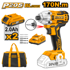 ''Li-ion Akülü Vidalama Kömürsüz 1/4'''' 20V 2.0Ah''