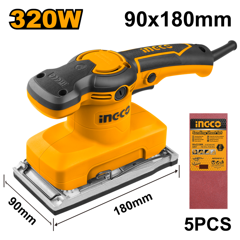 Titreşim Zımpara 320 Watt 180x90mm