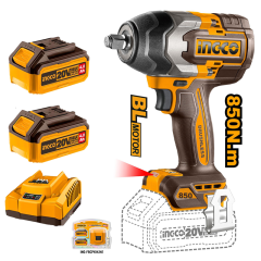 Li-ion Akülü Somun Sıkma 1/2'' 20V 4.0Ah + Li-ion Akü ve Şarj Cihazı Seti 20V 4.AH