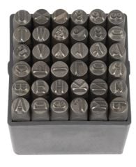 ÇELİK HARF 36 PARÇA 5 mm