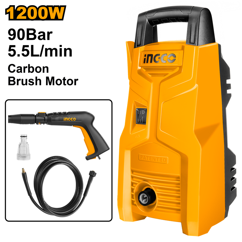Ingco HPWR12008 Yüksek Basınçlı Yıkama Makinesi 1200W