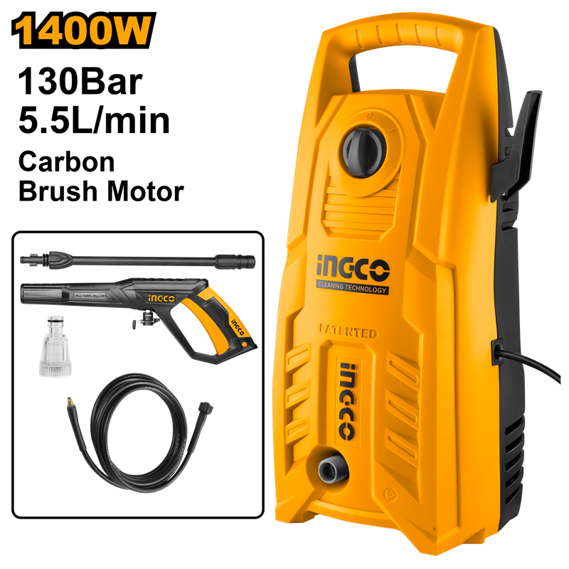 Ingco  HPWR14008 Yüksek Basınçlı Yıkama Makinesi 1400W