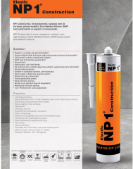 NP1 Ms Polimer Bazlı Izolasyon Mastik ve Yapıştırıcı Düz Renkler 290 ml