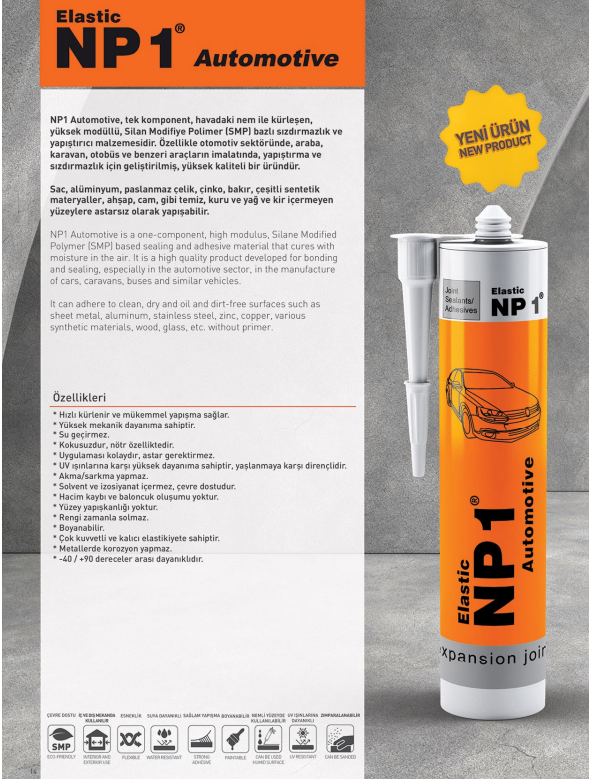 NP1 Automotive Otomobil Karavan Silikonu