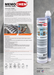 MEMOCHEM Epoksi Kimyasal Dübel 410 ML