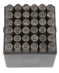 ÇELİK HARF 36 PARÇA 4 mm