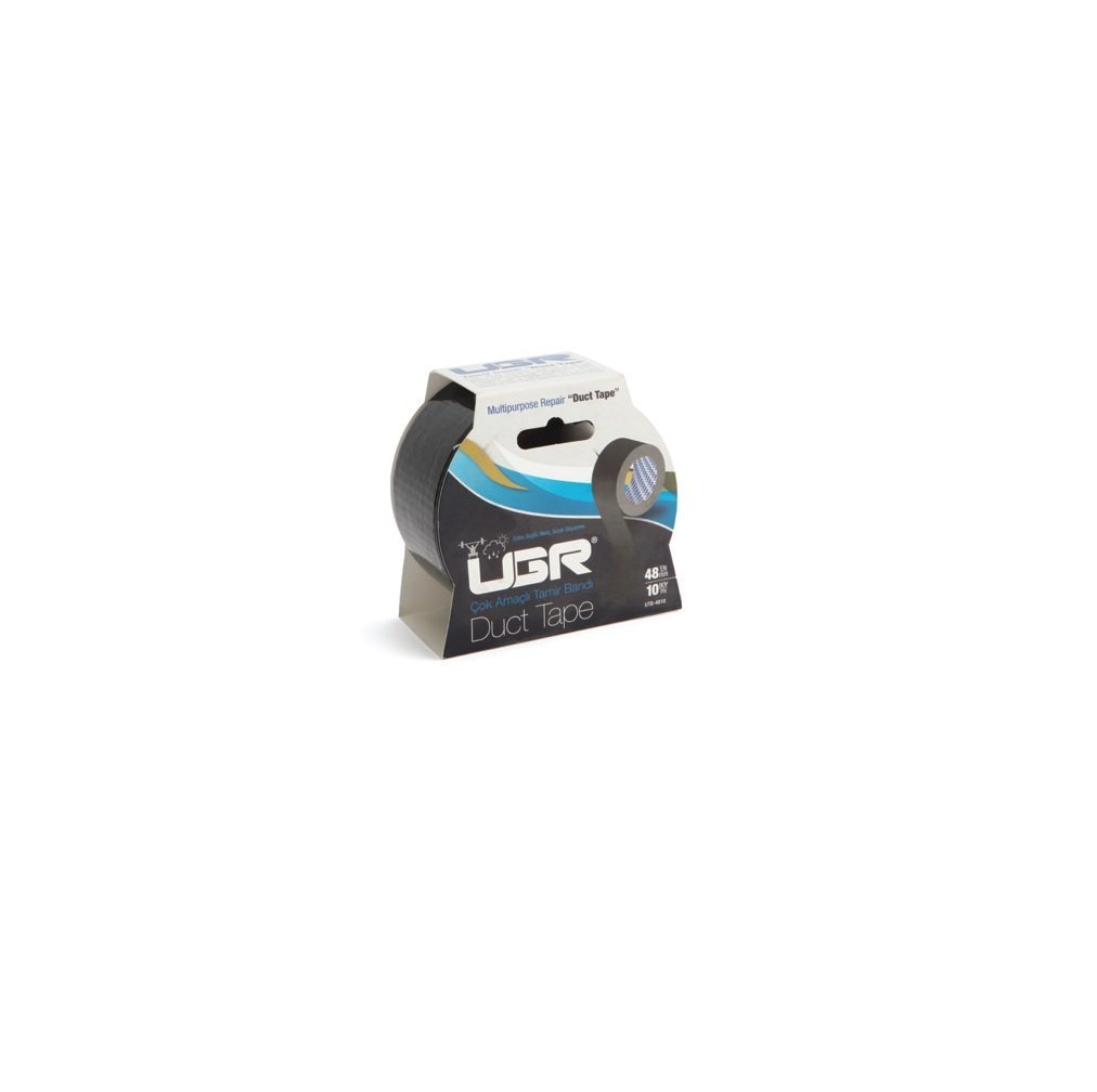 Ugr Çok Amaçlı Tamir Bandı (DUCT TAPE) SİYAH 48MMX10M ( 6 lı )