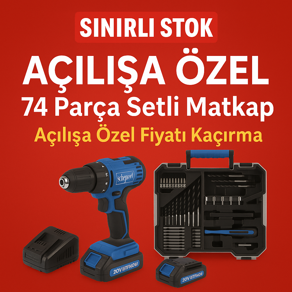 Akülü Vidalama Seti