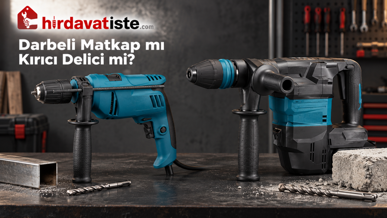 Darbeli Matkap mı Kırıcı Delici mi? Hangi İş İçin Hangisi Seçilmeli?