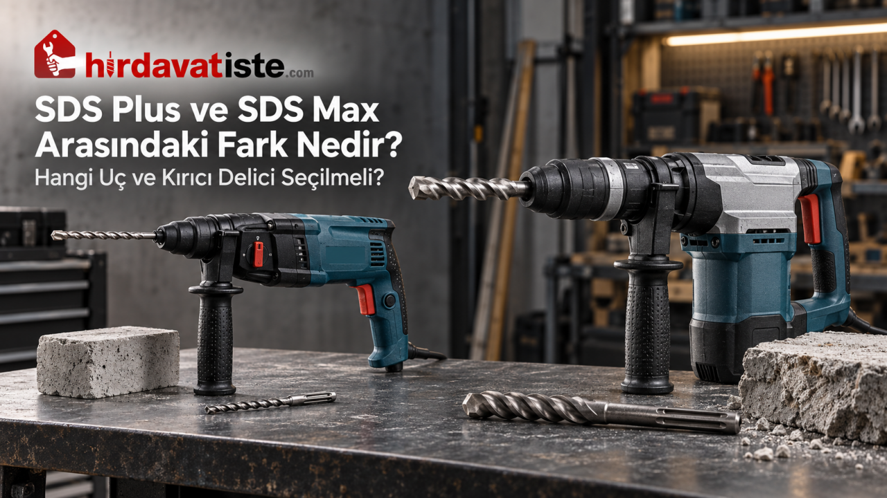 SDS Plus ve SDS Max Arasındaki Fark Nedir? Hangi Uç ve Kırıcı Delici Seçilmeli?