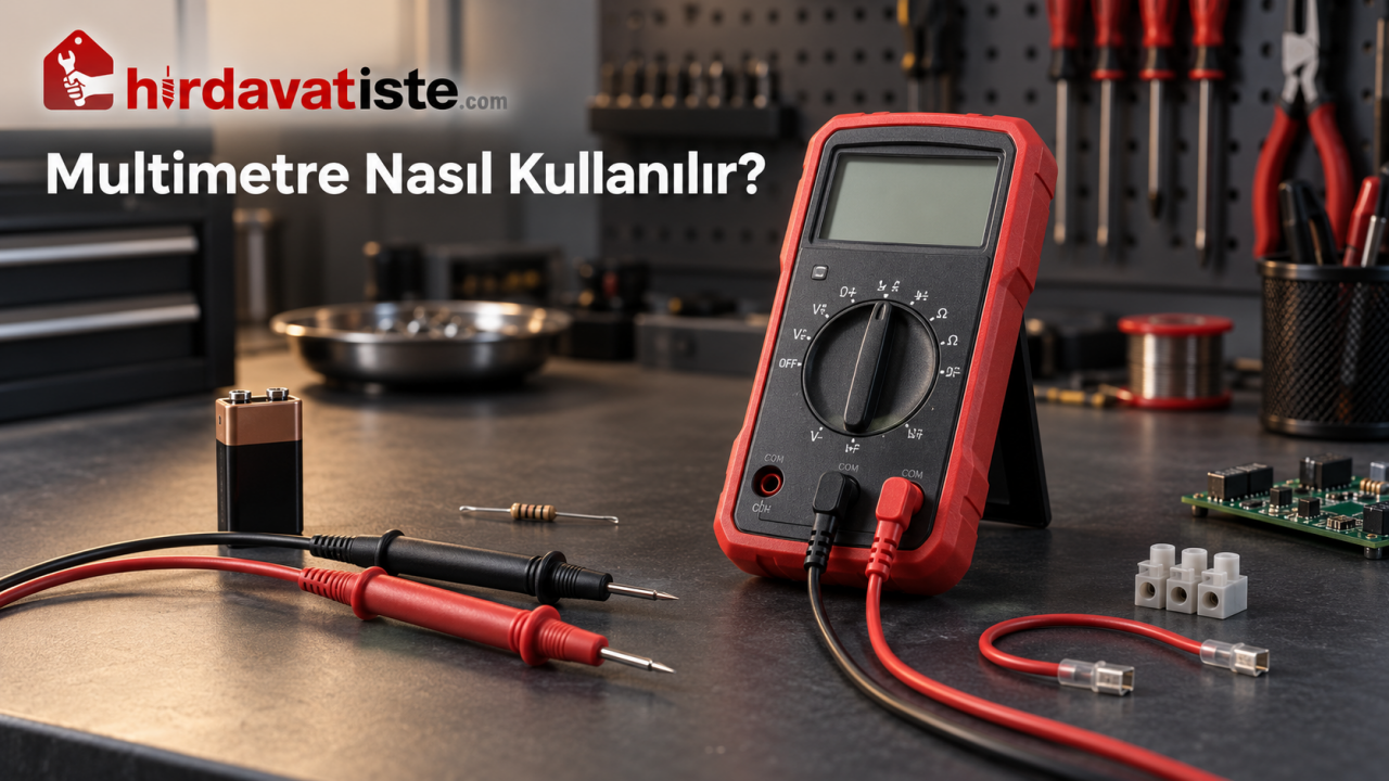 Multimetre Nasıl Kullanılır? Voltaj, Direnç ve Süreklilik Ölçme Rehberi