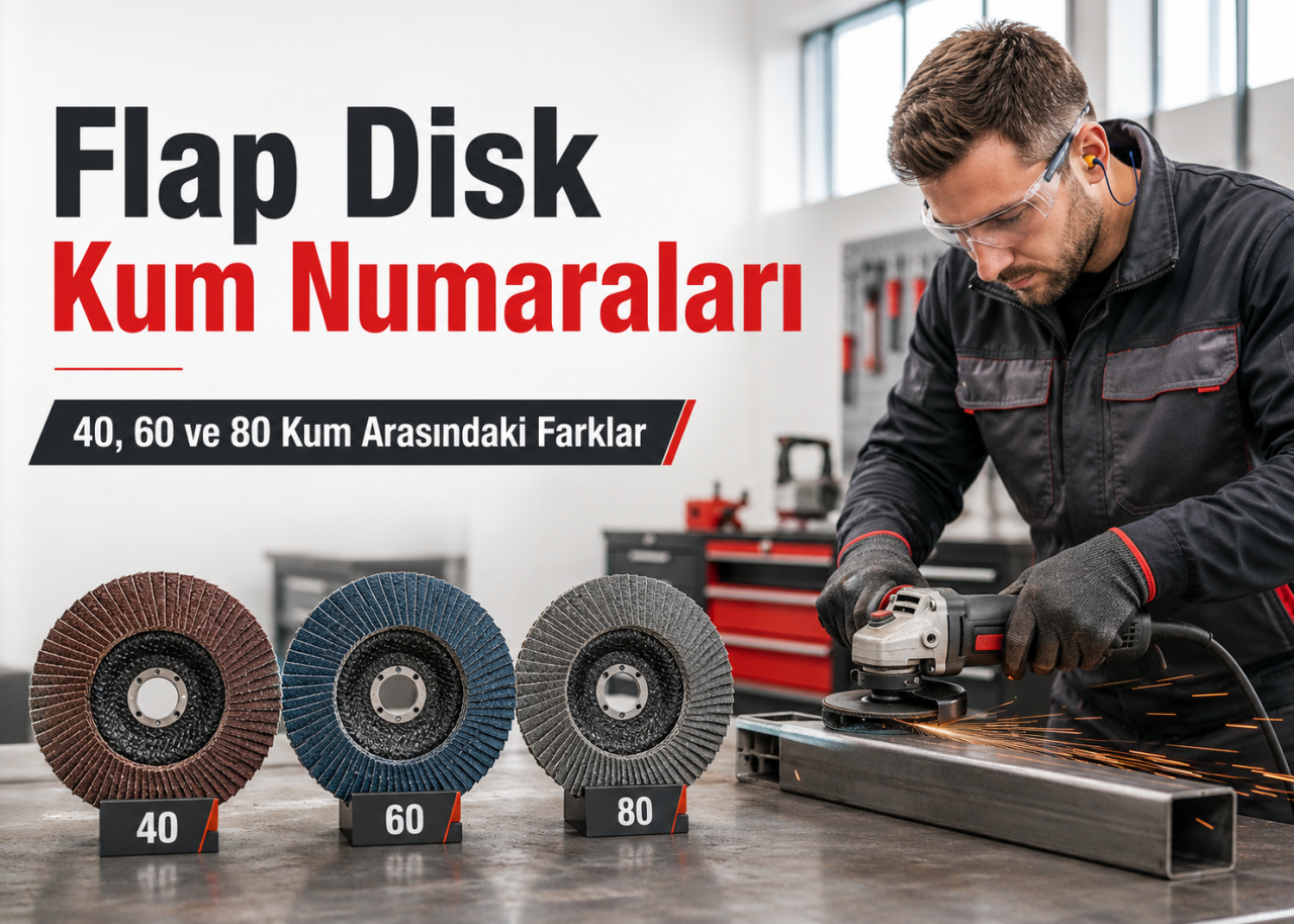 Flap Disk Kum Numaraları: 40, 60 ve 80 Kum Arasındaki Farklar