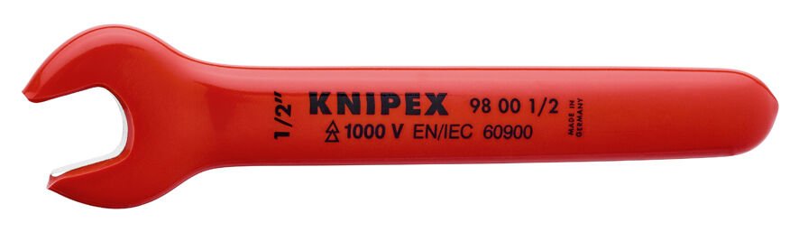 Knipex 98 00 1/4 Tek Ağız Anahtar