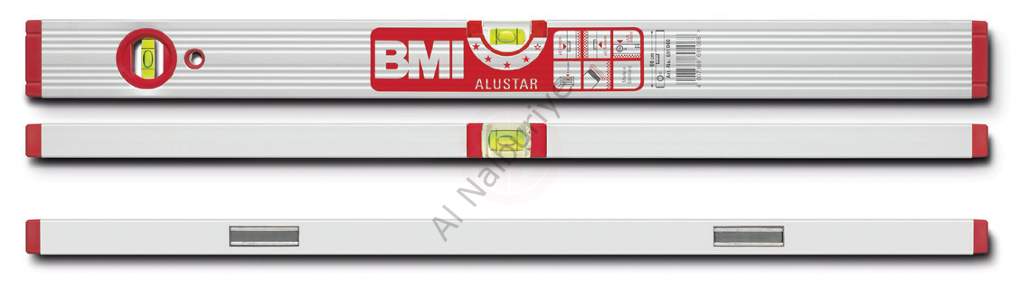 Bmı 691m050 Alüminyum Mıknatıslı Su Terazi 50cm