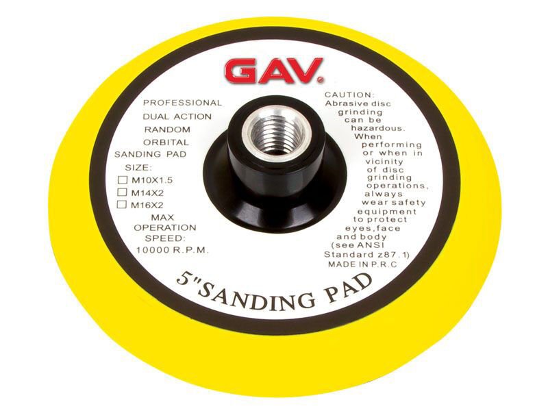 GAV F 906 M14 150 mm Pnömatik Zımpara Cırtlı Taban