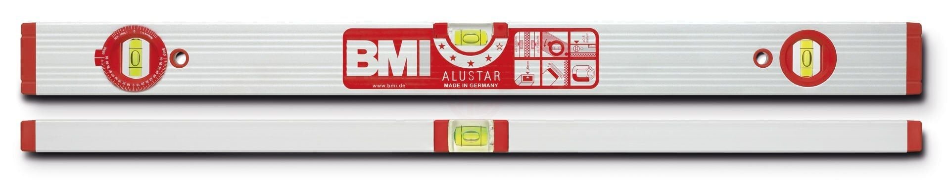 Bmı Alustar 691w80 Alüminyum  Açılı Su Terazisi 80cm
