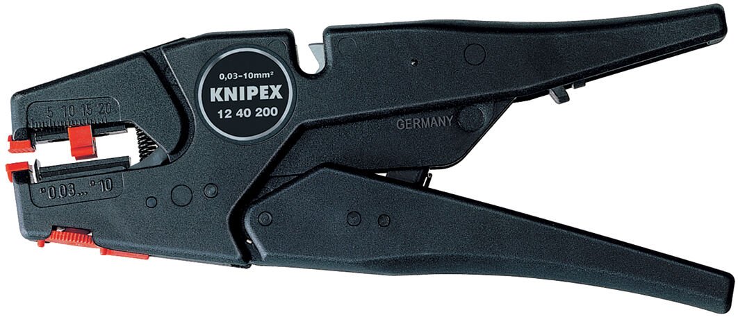 Knipex 12 40 200 Otomatik Kablo Sıyırıcı - 200 mm