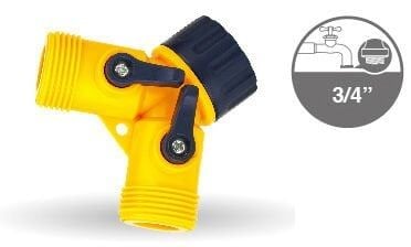 2 Çıkışlı Musluk Aparatı 3/4''