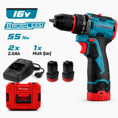 CATPOWER 1046 KÖMÜRSÜZ AKÜLÜ VİDALAMA Li-ion 16V 2.0 Ah