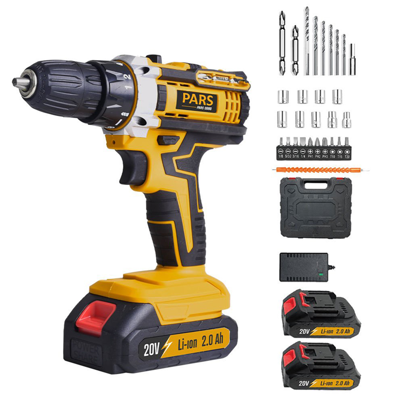 PARS PR4320 PARS DARBELİ AKÜLÜ VİDALAMA Li-ion 20V 2.0 Ah