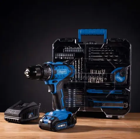 Scheppach C-DTB74/2-X 74 Parça Akülü Vidalama Seti Çift Akü 2 Ah ( 2 AKÜLÜ )
