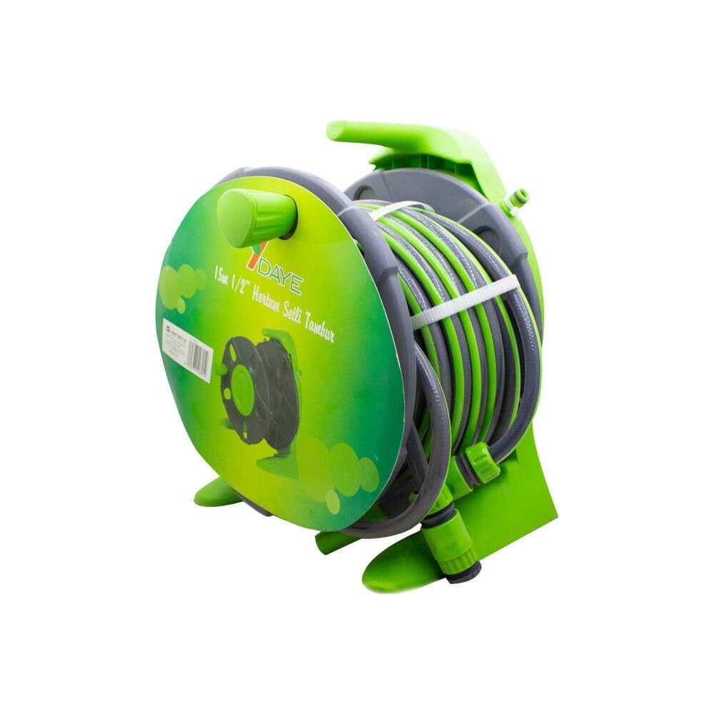 Hortum Seti Duvar Monteli Tambur  15mt 1/2''