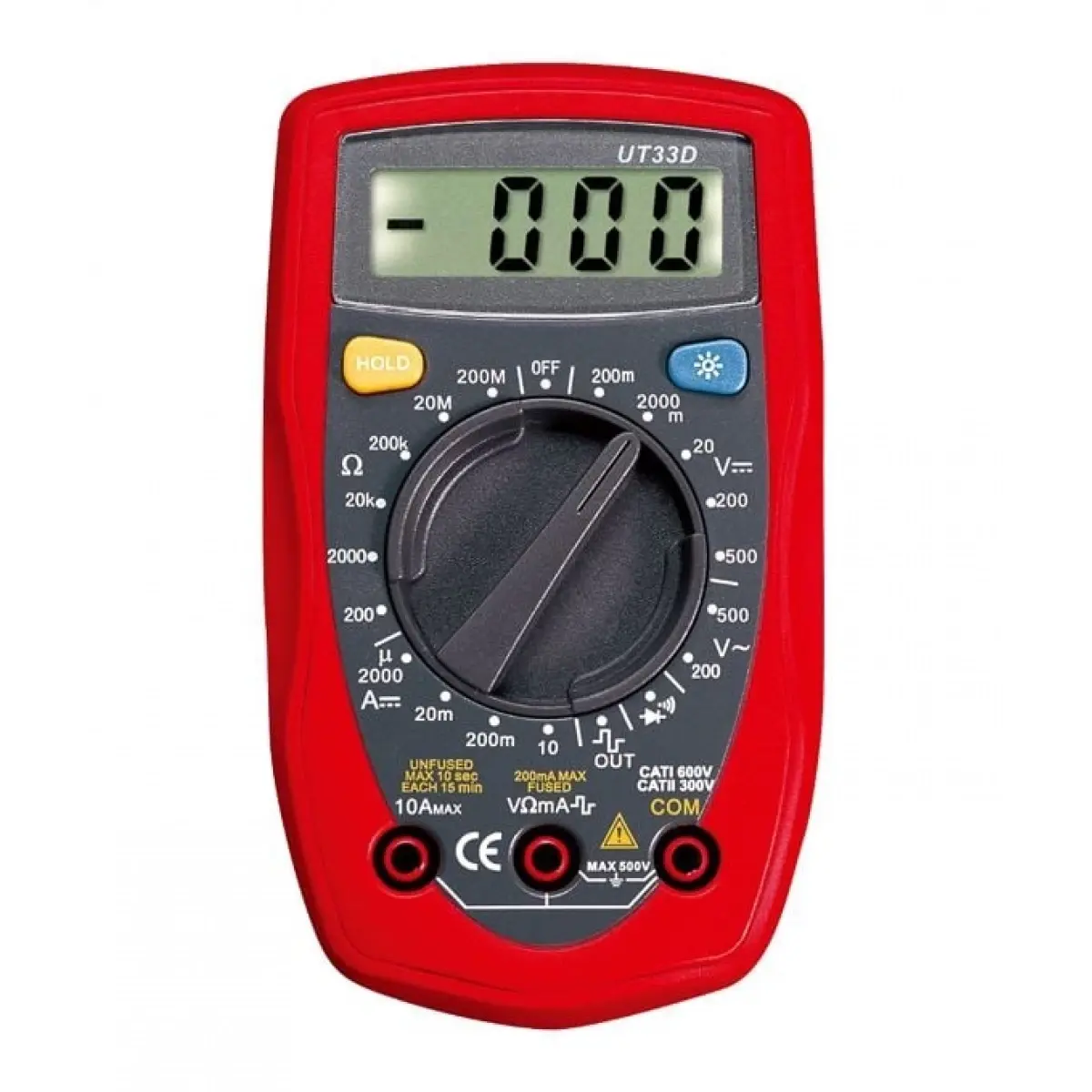 Unit UT33D+ Avuç İçi Dijital Multimetre Ölçü Aleti