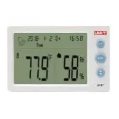 Unit 13t Dijital Saatli Sıcaklık Ve Nem Ölçer