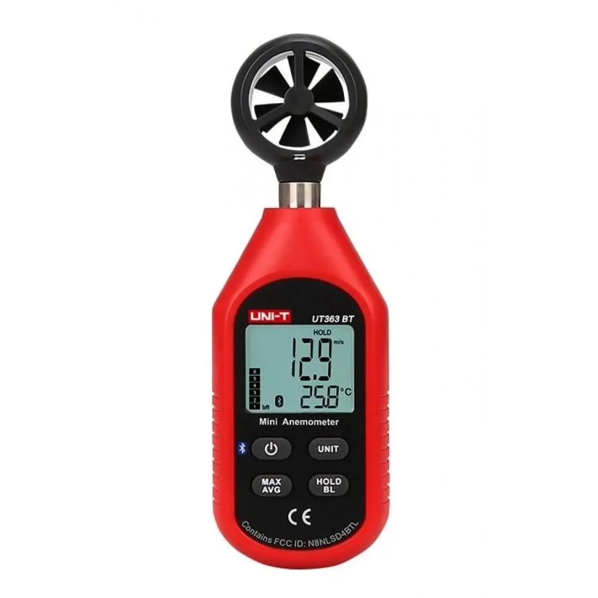 Unit Ut363bt Bluetooth Bağlantılı Mini Rüzgar Ölçer