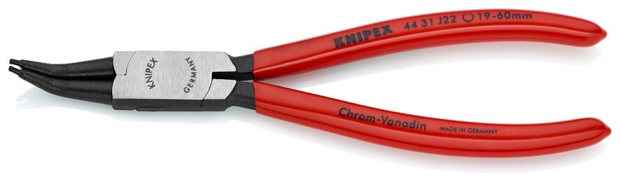 KNIPEX 44 31 J22 İç Segman Pensi 180 mm (19-60 mm) 45°