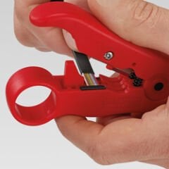 Knipex 16 60 06 SB 125 mm Coax Kablo Sıyırma Aleti