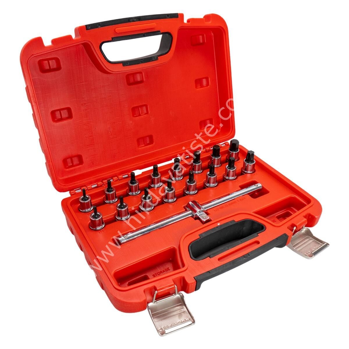 Ceta Form 17 Parça 1/2” TORX ve Lokmalı Allen Takımı C28S-17PTH