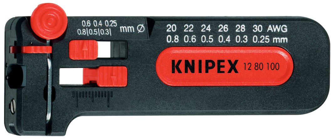 Knipex 12 80 100 SB İnce Kablo Sıyırma Aleti 100 mm