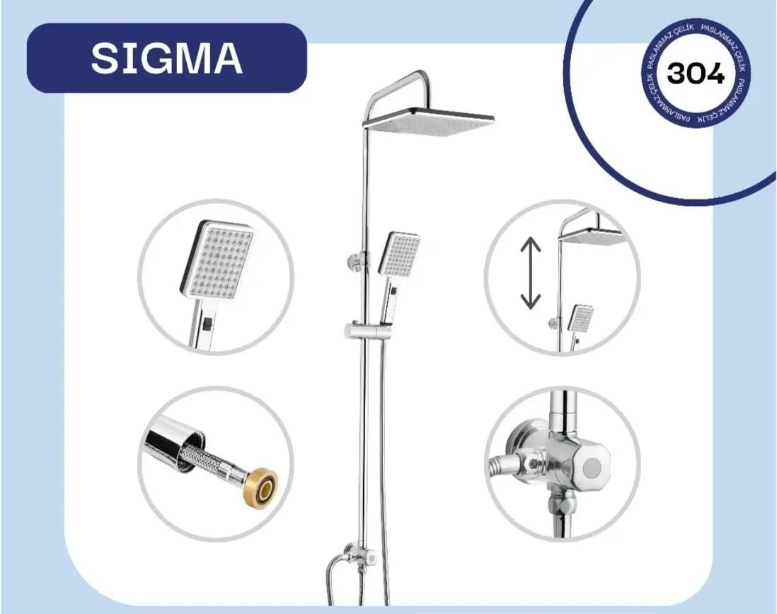 361-fmr Sigma Teleskopik Duş Sistemi