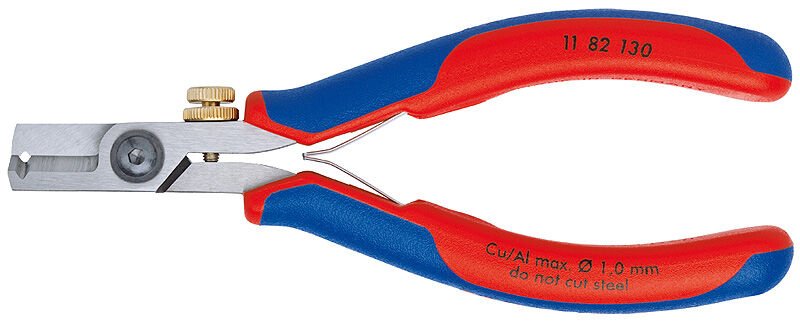 Knipex 11 82 130 Kablo Sıyırma Pense - Makas Tip